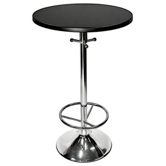 Bar table Venus Black Ø=70 H=105 cm