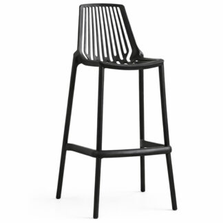 Barchair Line, black. SH=77cm