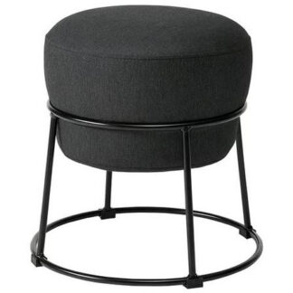 Round stool Kork darkgrey diam 43 cm, H 43 cm