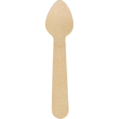 Wood icecream spoon 110mm, 100pcs/package (Strawberry Arena)