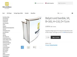 Online shop - Uthyrning mässor