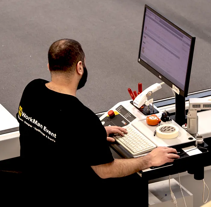 Grafisk Produktion-print på Workman Event