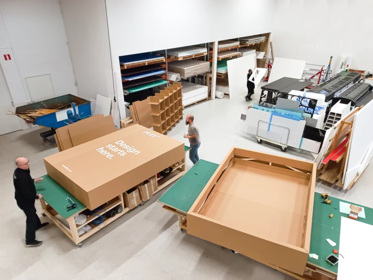 Grafisk produktion Workman Event Wellpapp