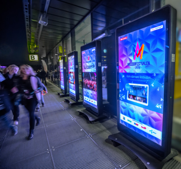 Hyr våra LED-skärmar – visa filmer med ljud!