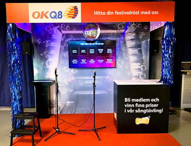Workman Event producerar OKQ8 monter08